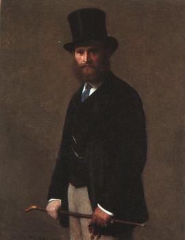 亨利 方丹 拉圖爾 Portrait of Edouard Manet 亨利 方丹 拉圖爾 Portrait of Edouard Manet